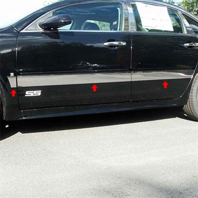 MWMotoring Chrome Roof Trim Moldings For 2006-2013 Chevy Impala (2-Piece Kit W/ 5-Year Warranty)