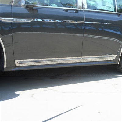 thumbnail image 2 of 2017-2020 Lincoln Continental Stainless Steel Pillar Post Trim (6-Piece Chrome Set) - Trims Express 2 of 6
