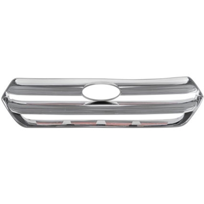 thumbnail image 2 of Chrome Snap-On Grille Overlay For 2018-2019 Ford Explorer – Front Grill Trim Cover 2 of 3