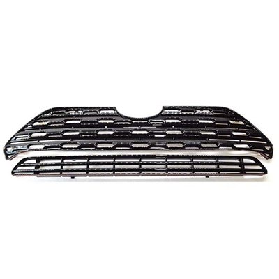KARPAL Gloss Black Grille Trim For 2021-2023 Honda Ridgeline – Upper Front Molding