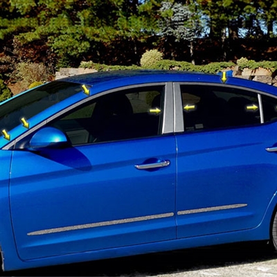 Details about   Outside Door Handle Chrome Cover Trim Molding For HYUNDAI 2011-2016 Elantra MD